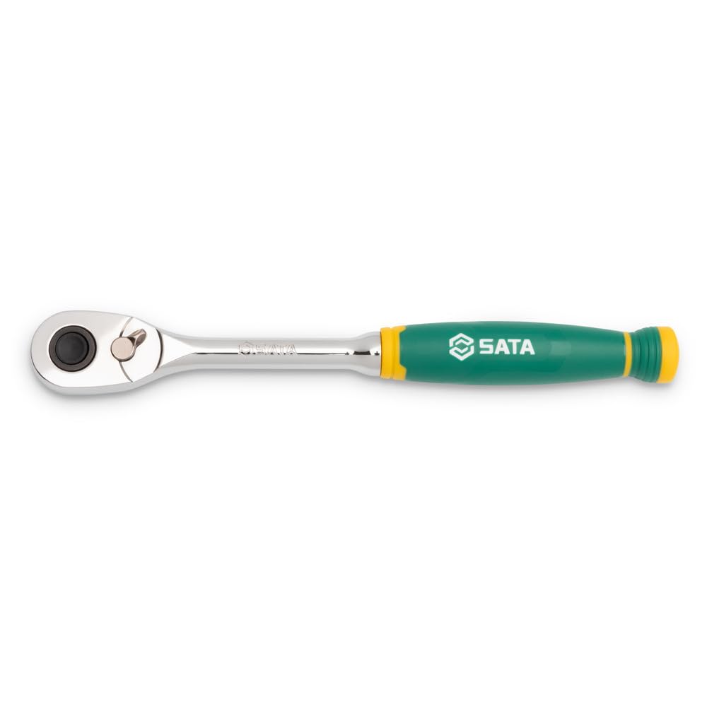 SATA 3-częściowy zestaw grzechotkowy 72T Teardrop Comfort Grip 1/4, 3/8, 1/2