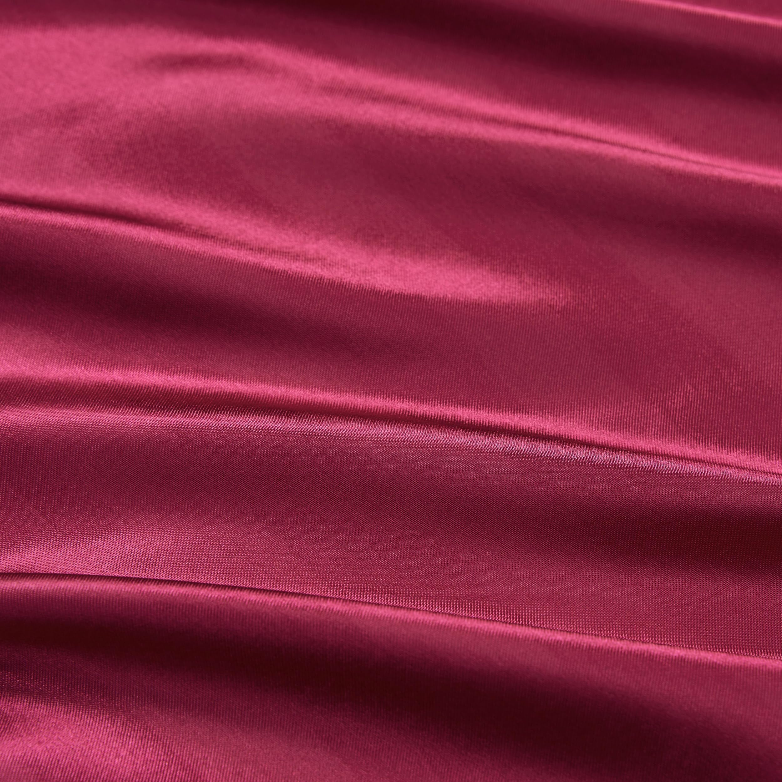 Juicy Couture Silky Satin Damask Sheet Set - Luxury Hot Pink Bedding - Smooth Striped Sheets - Queen Size