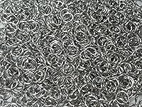 Vista 9 de Anillos de salto de aluminio brillante de 1 libra 14G 1/2" ID (más de 1150 anillos)