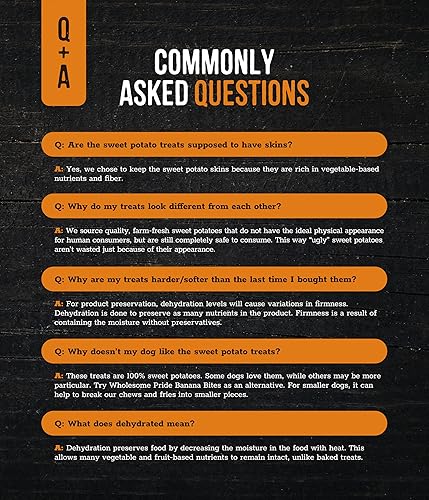 Vista 7 de Wholesome Pride - Caprichos de batata – premios naturales para perros – veganos, sin gluten y sin granos