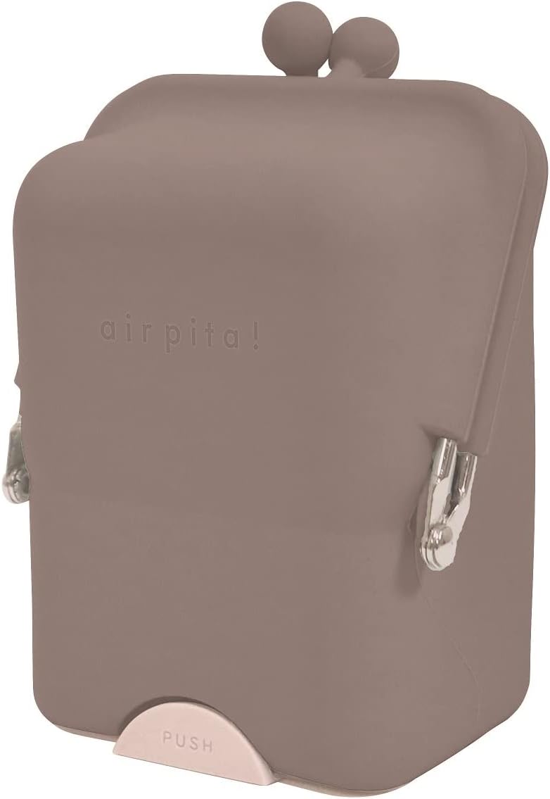 Kutsuwa AK058BR Silicone Case Air Pita Pouch, Brown