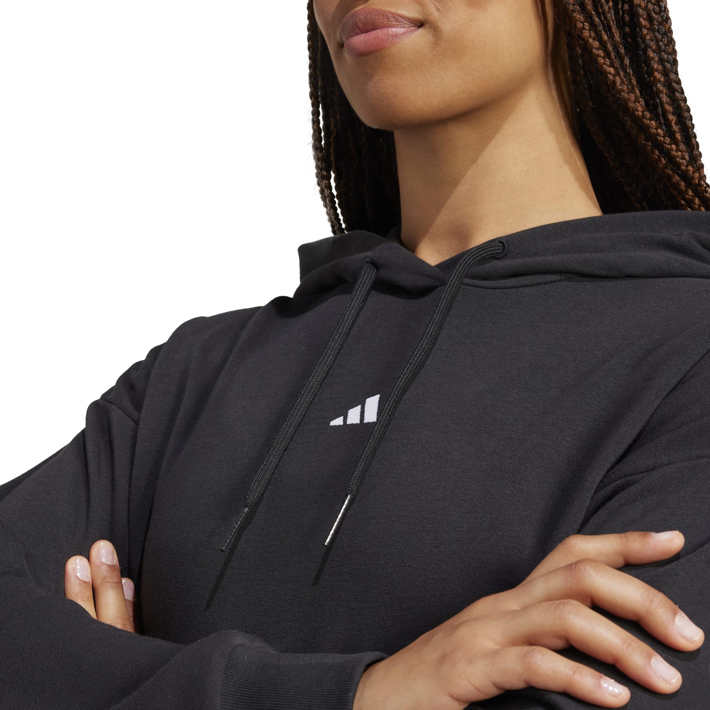 Adidas Mujer Essentials Small Logo French Terry Hoodie