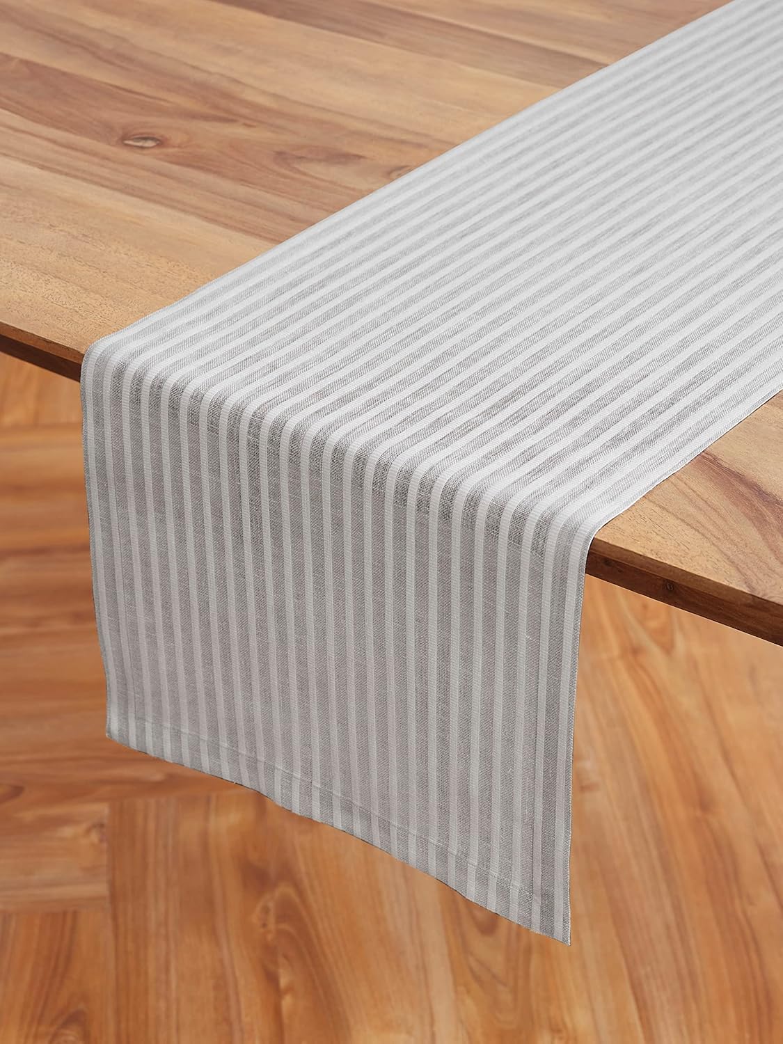 Solino Home Linen Table Runner 72 Inches Long Linen