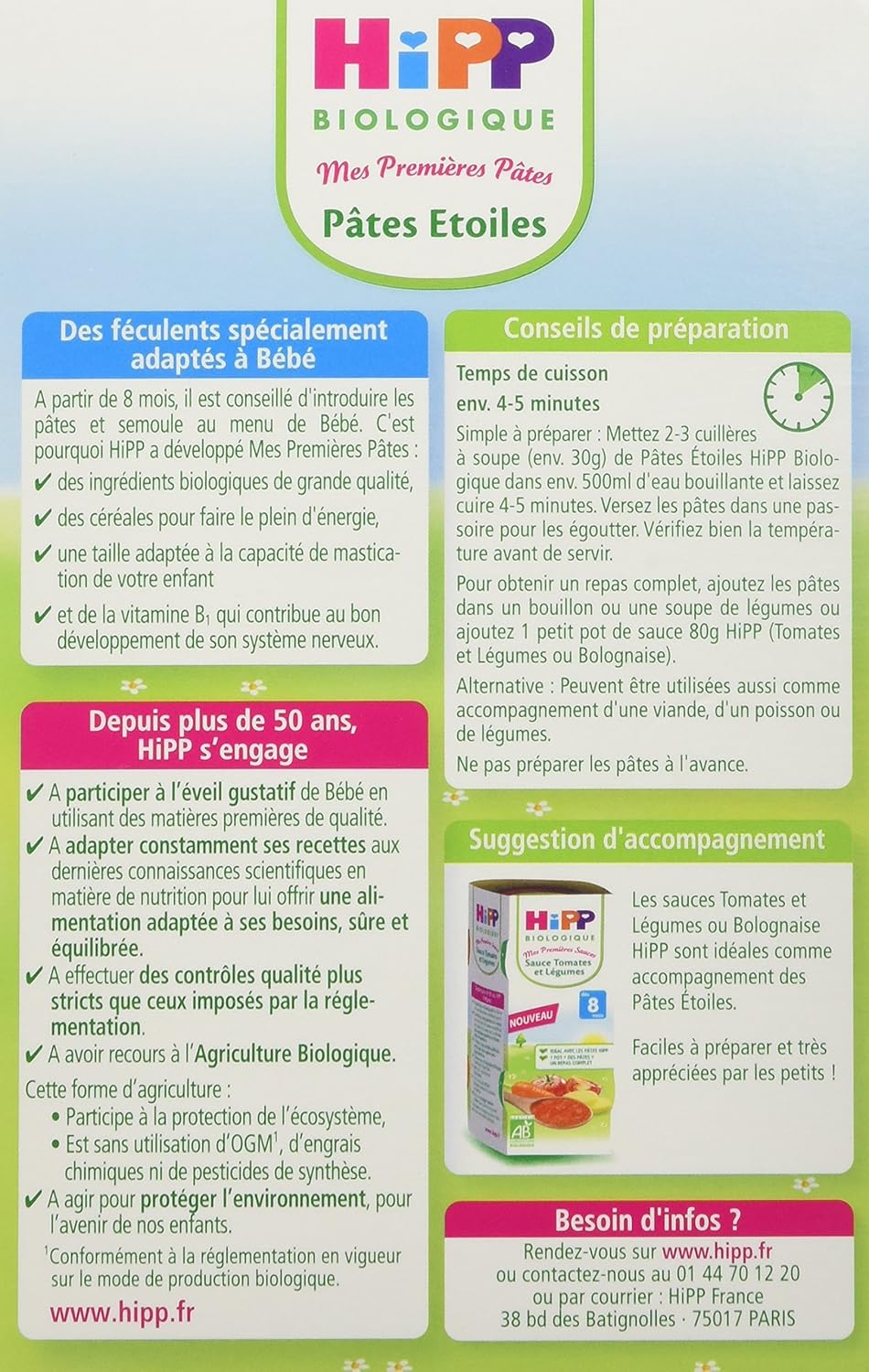 Hipp Biologique Pates Etoiles Des 10 Mois 6 Boites De 3 G Amazon Fr Epicerie