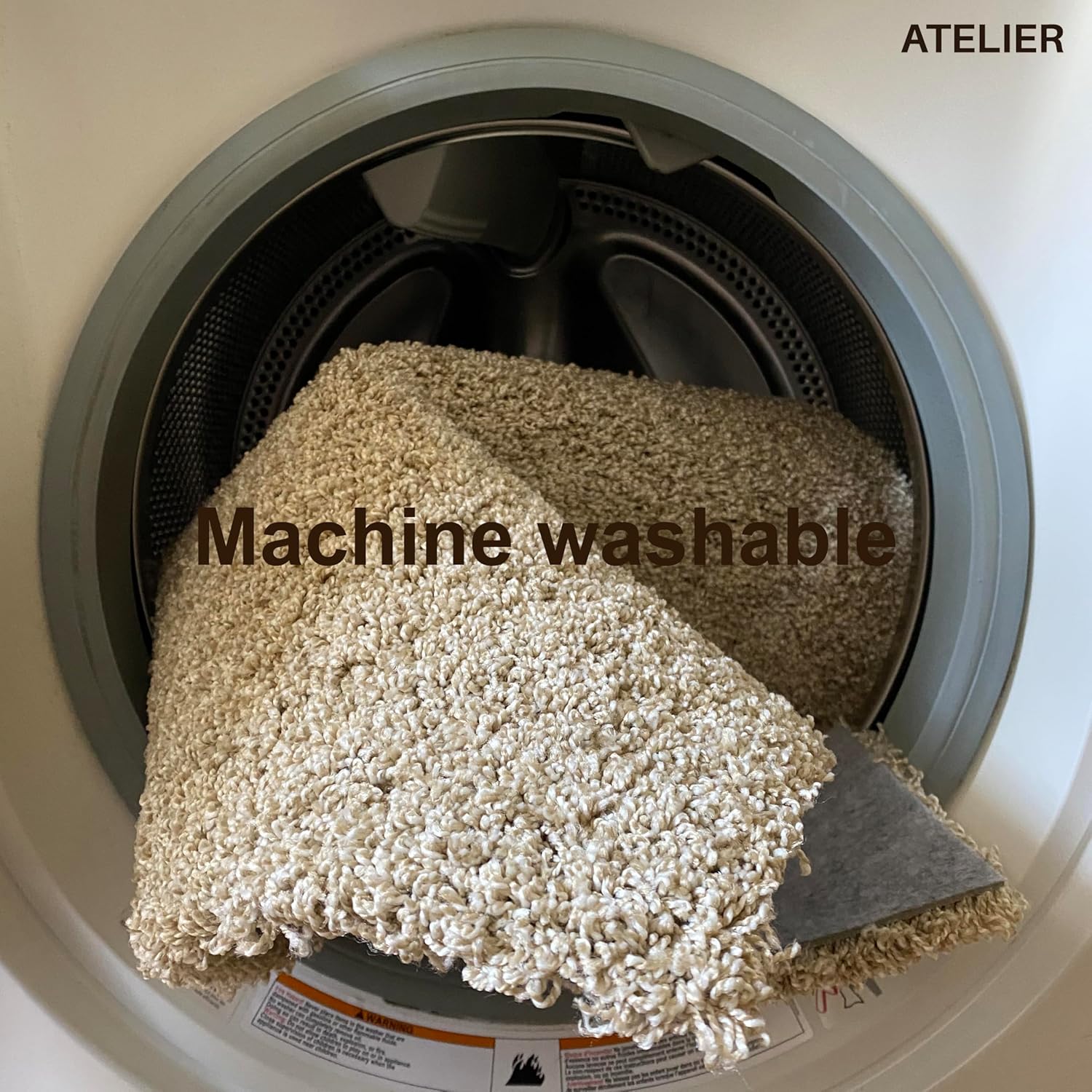 Atelier Luxury Carpet Tiles/Squares (33.33 sf) ($3.99/SF) - Super Plush - Brown - DIY Installation, Seamless Appearance, High-Density Padding, Machine Washable