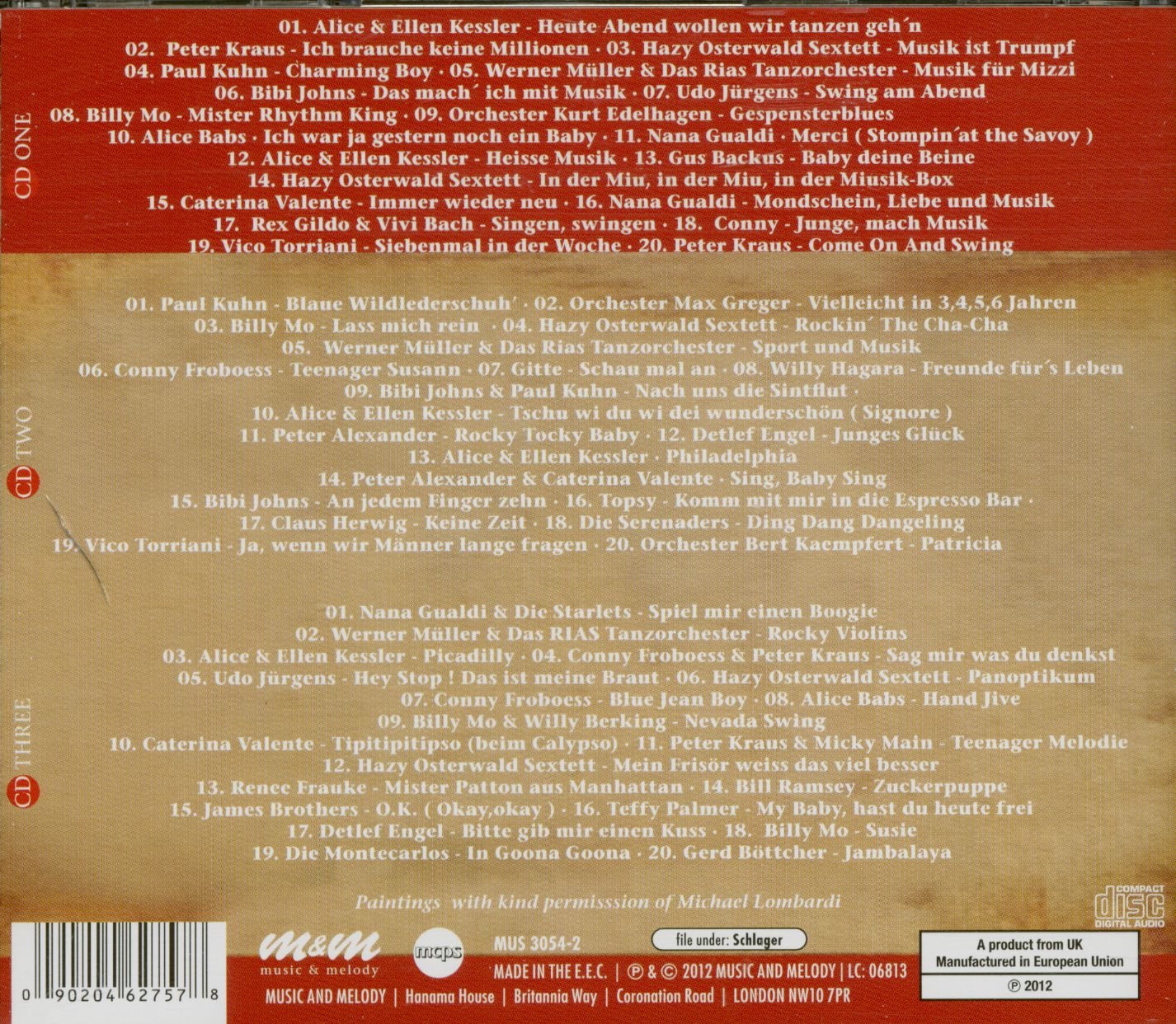 Die 50er Jahre Schlager-Hits & Stars