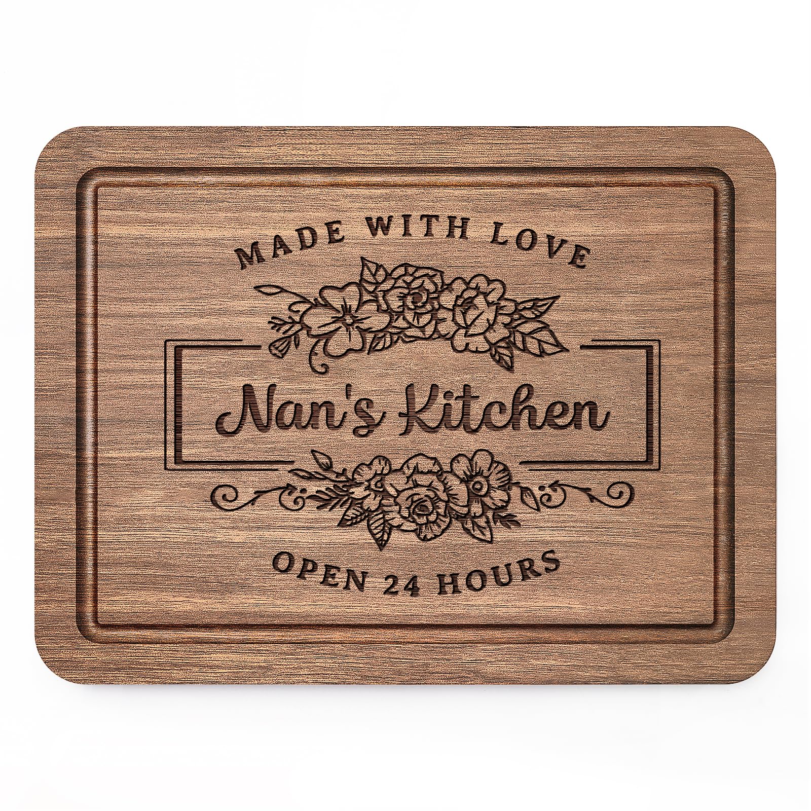 Gifts for Nan - Wood Walnut Cutting Board for Kitchen