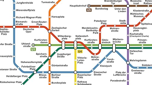 Berlin subway map