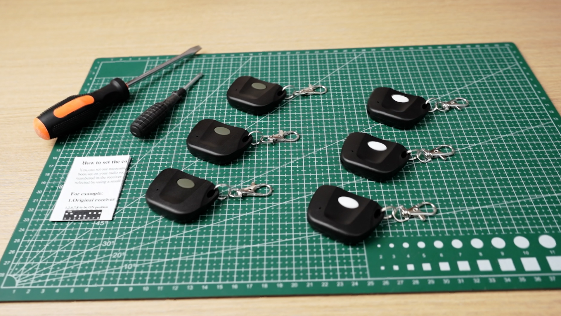 DARK CODE(ダーク コード) Kingdder 3 Pieces Gate Opener Remote Compatible with