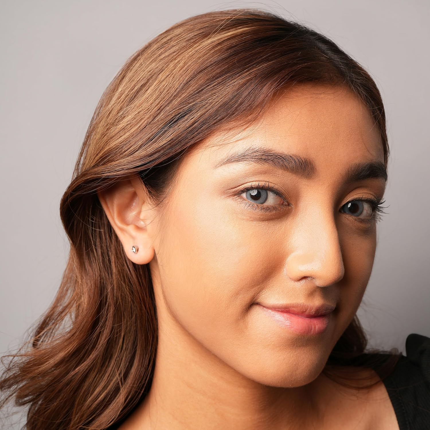 Natalia Drake 1/10 Cttw Diamond Stud Earrings for Women or Men in 925 Sterling Silver Miracle Plate Halo Color I-J/Clarity I1-I2