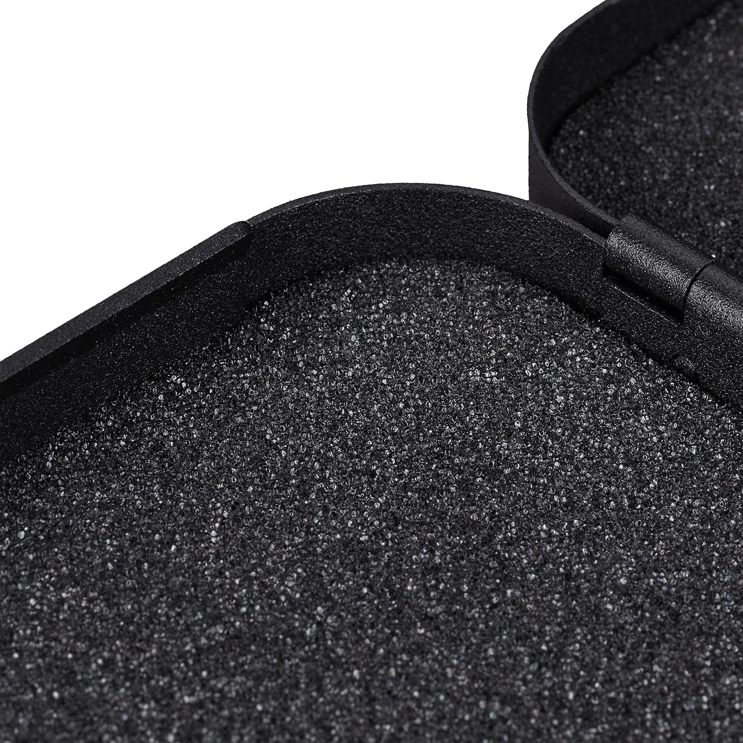 Interior view of the Relaxdays security box showing the protective foam lining.