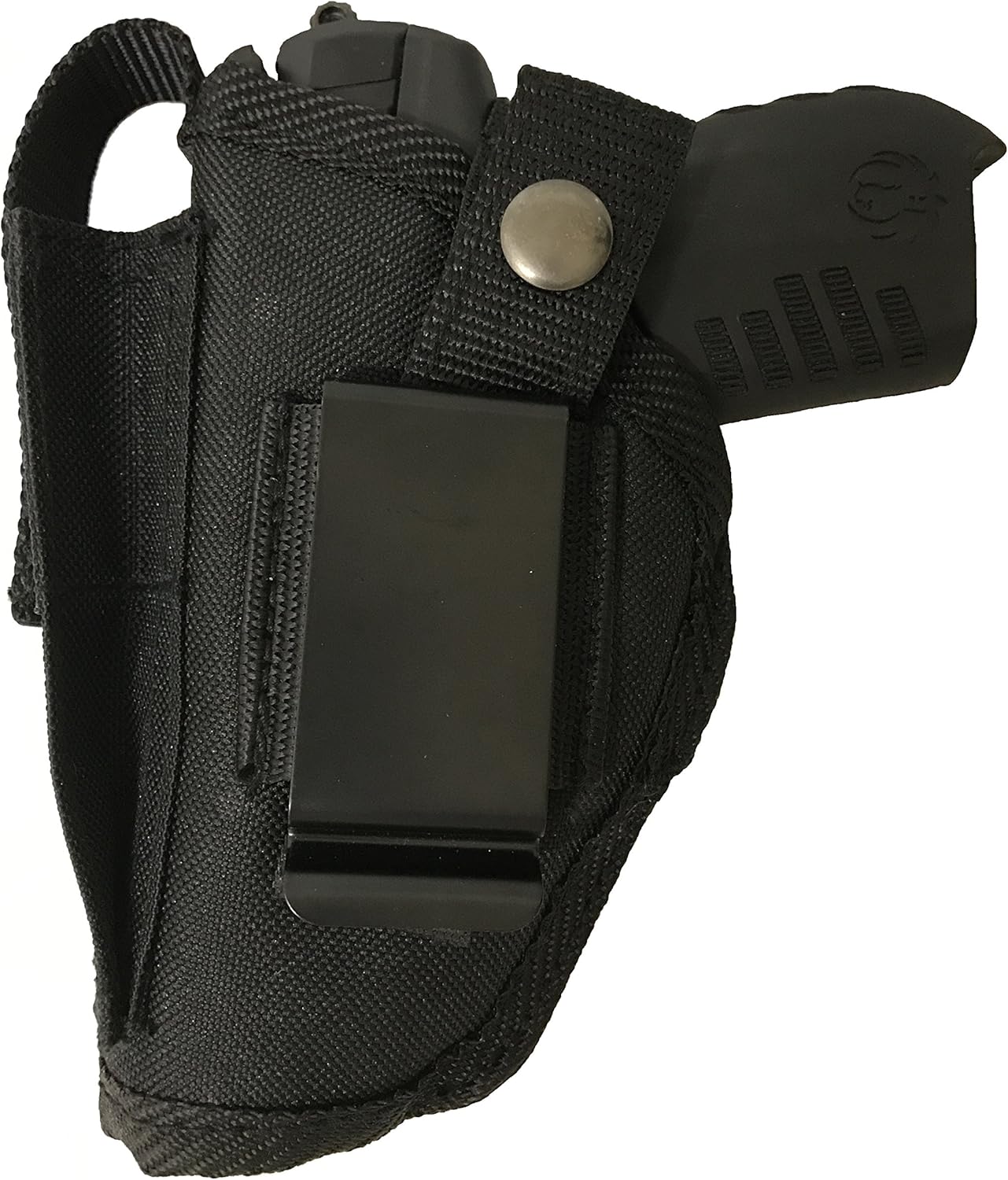 Gun Holster fits Walther P22 Black Nylon Ambidextrous Use Left or Right Hand Built in Magazine Holder Adjustable Retention Strap Gun Slinger Holster