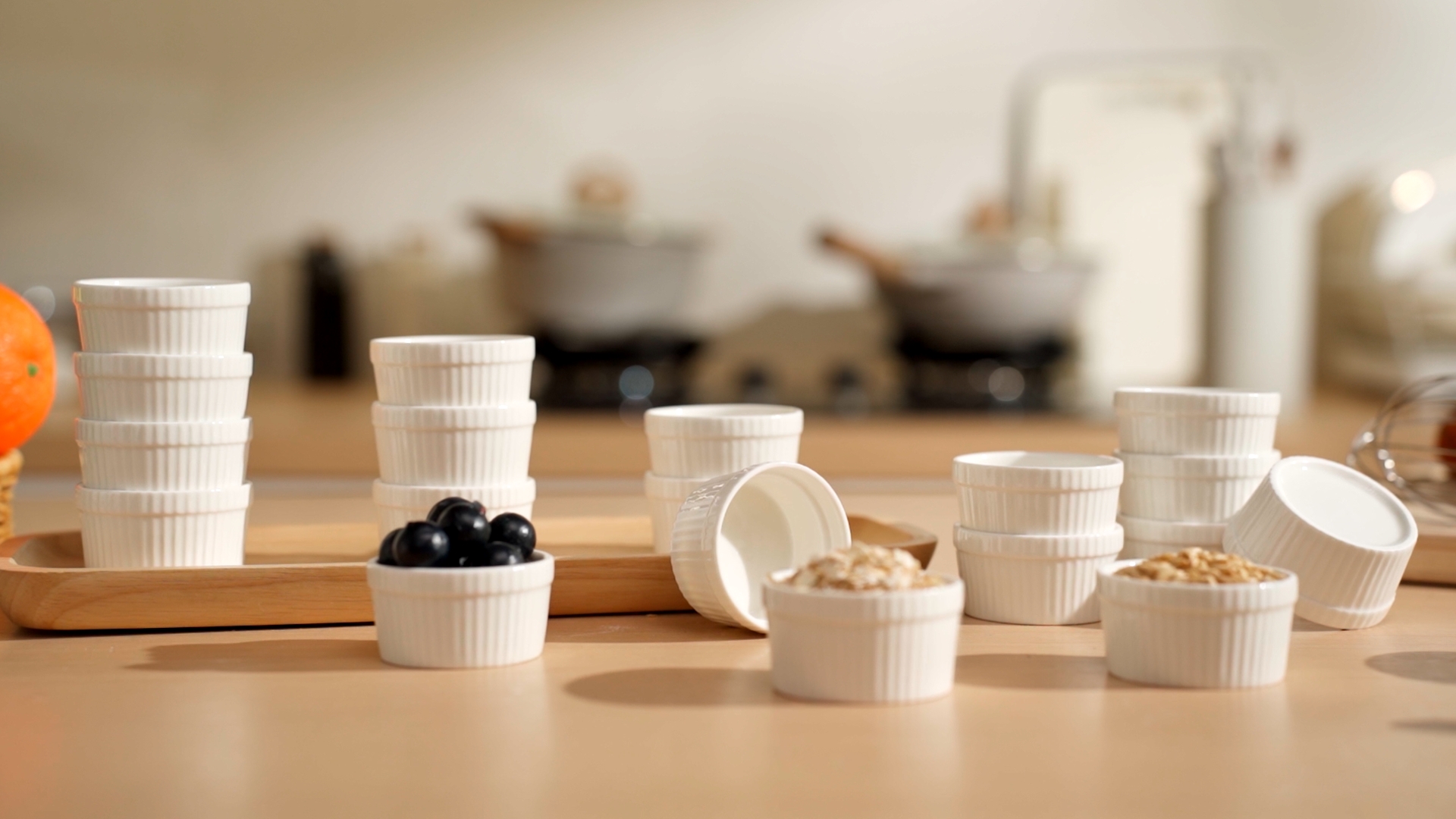 Amazon.com: Ziliny 36 Pcs Mini Ramekins 2 oz Porcelain Souffle