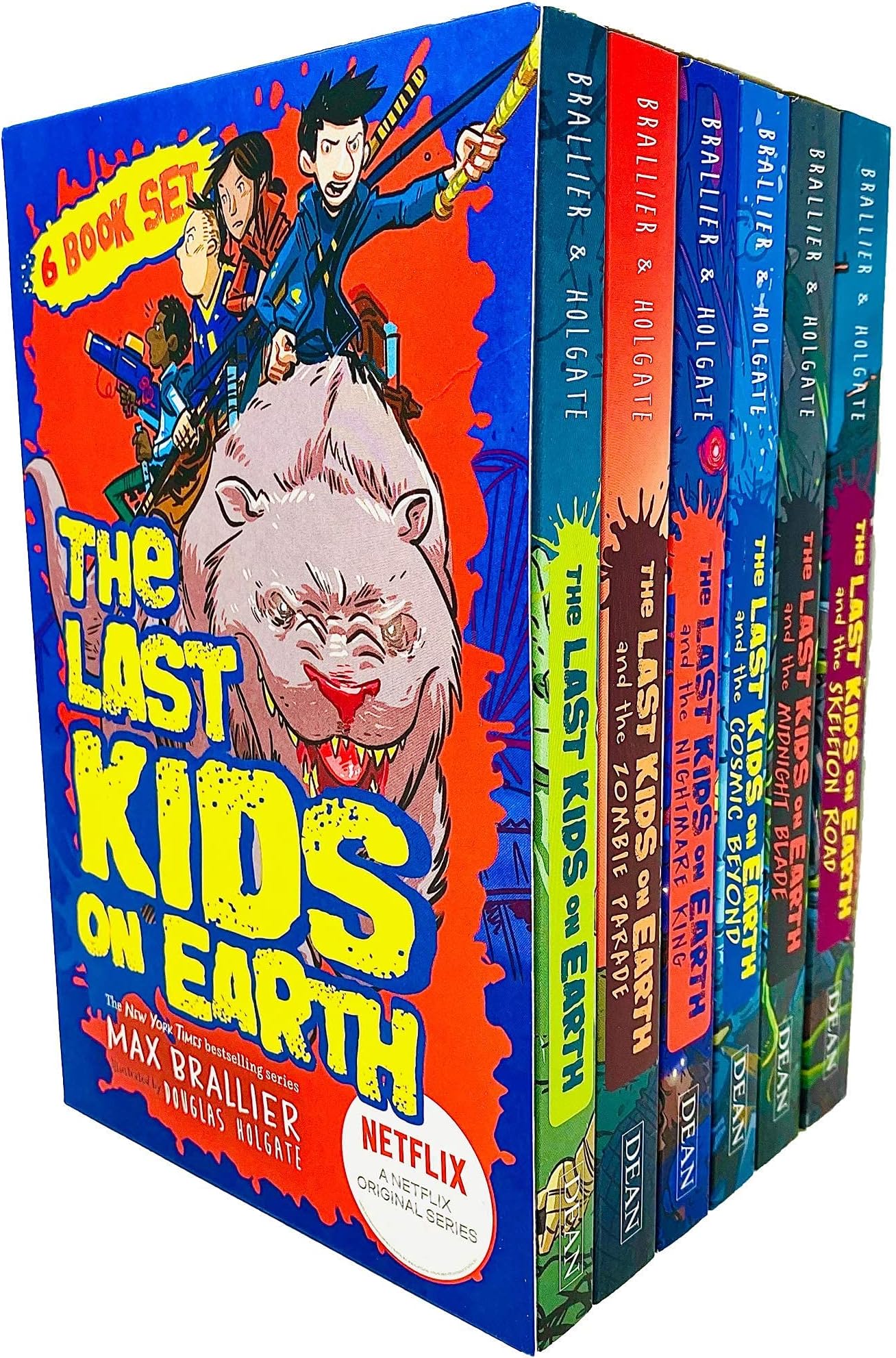 The Last Kids On Earth 6 Books Collection Set by Max Brallier (Last Kids On Earth, Zombie Parade, Nightmare King, Cosmic Beyond, Midnight Blade & Skeleton Road)
