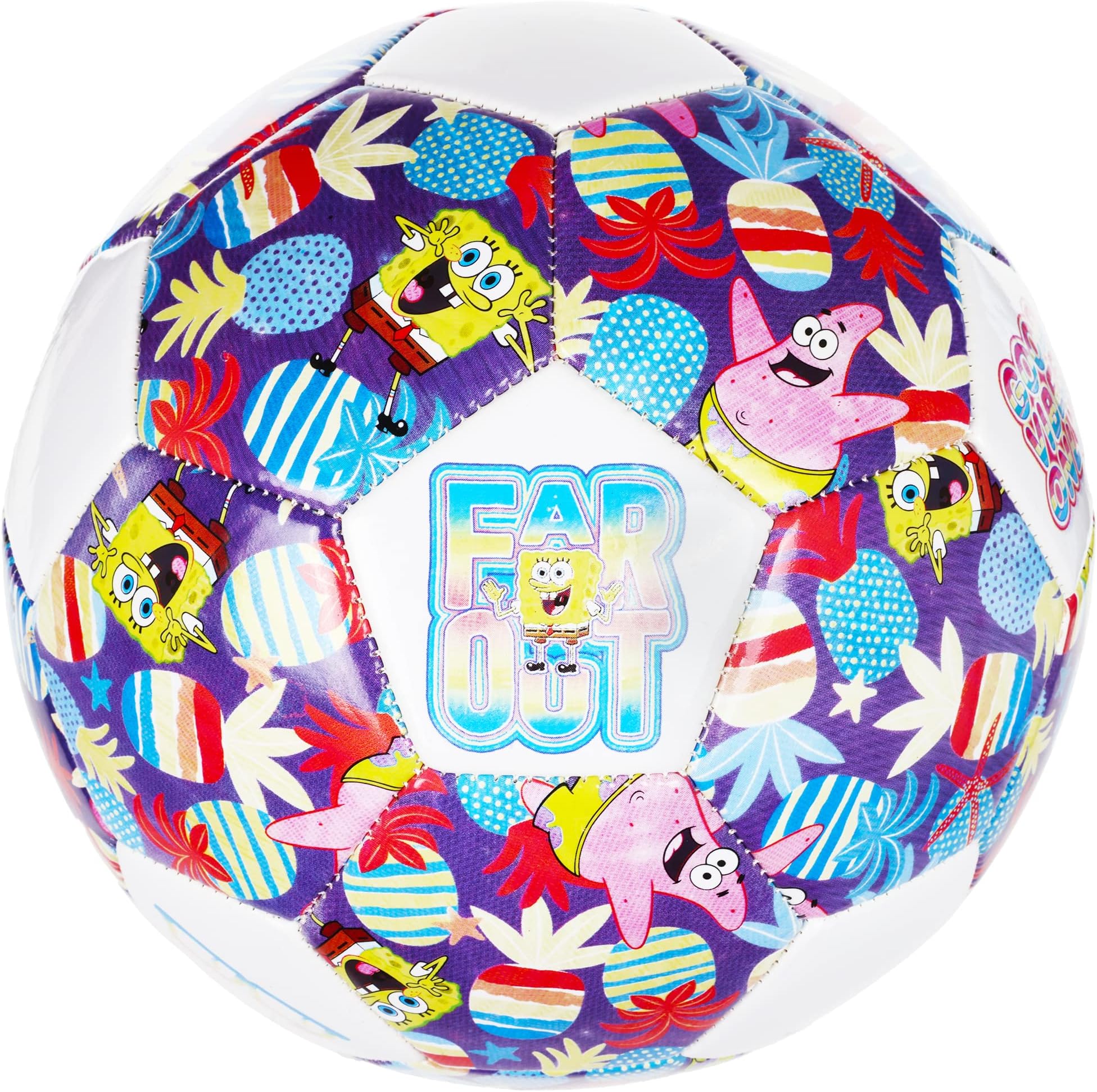 Spongebob Squarepants Kids Soccer Ball Size 5, Officially Licensed Futbol for Boys and Girls Youth Soccer Players