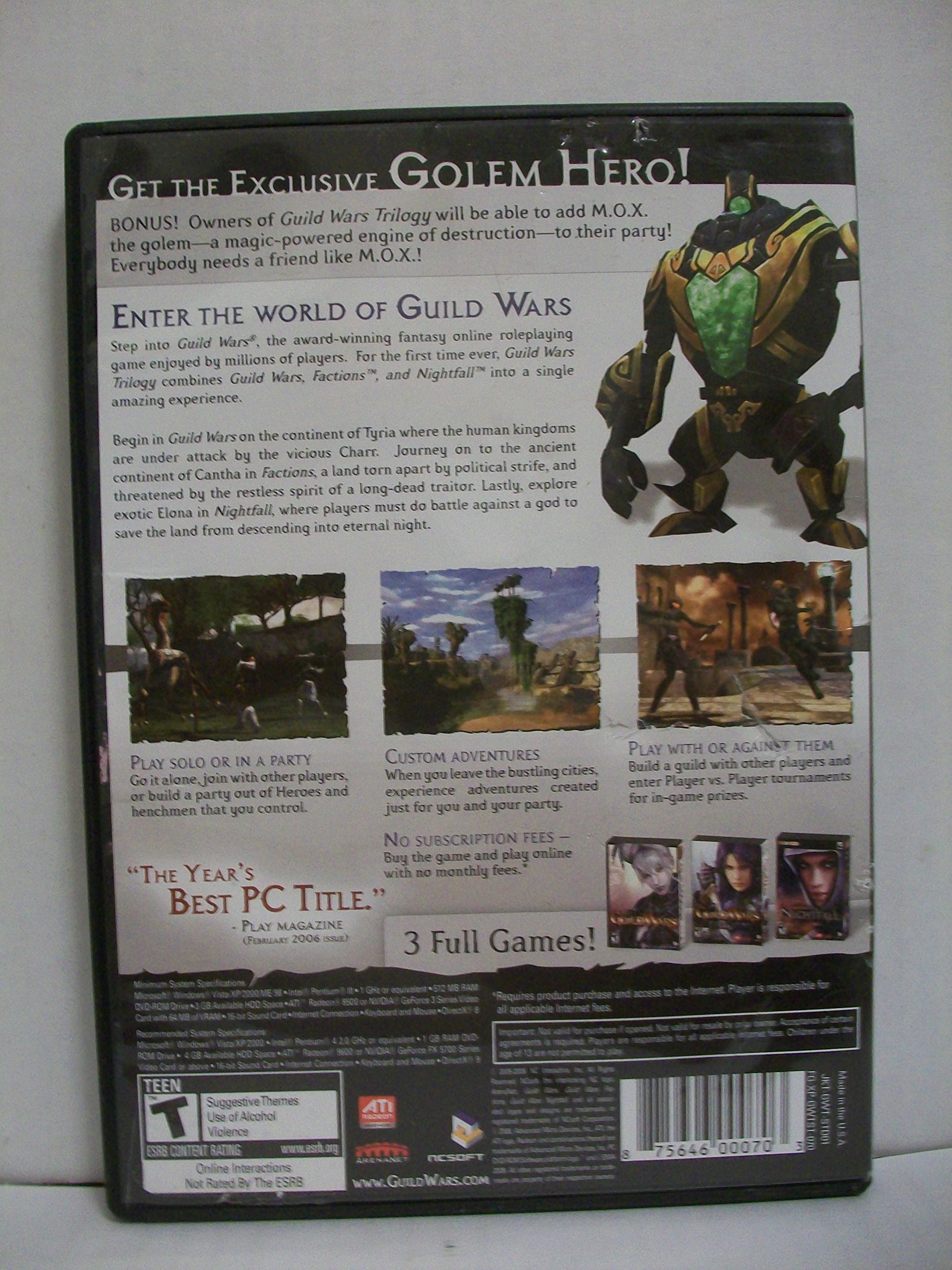 Amazon.com: Guild Wars Trilogy - PC : Video Games