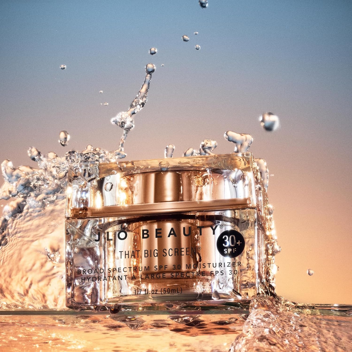 JLO BEAUTY Broad Spectrum SPF 30 Face Moisturizer, Lightweight Sunscreen to Wear Under Make Up, Daily Hydrating Face Lotion for Women With Hyaluronic Acid & Antioxidants, That Big Screen, 1.7 FL Oz - Image 9