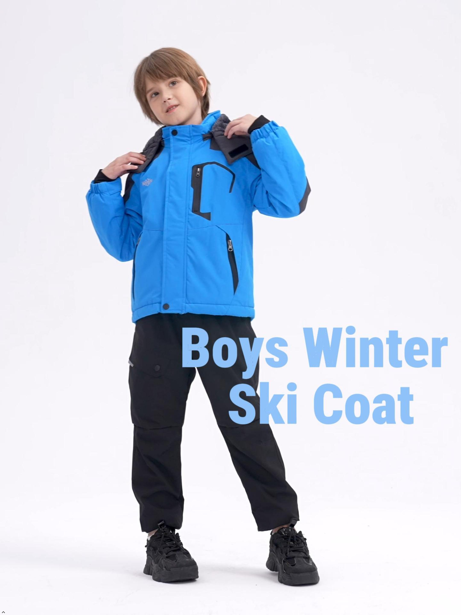 Amazon.com: wantdo Boys' Winter Skiing Coats Waterproof