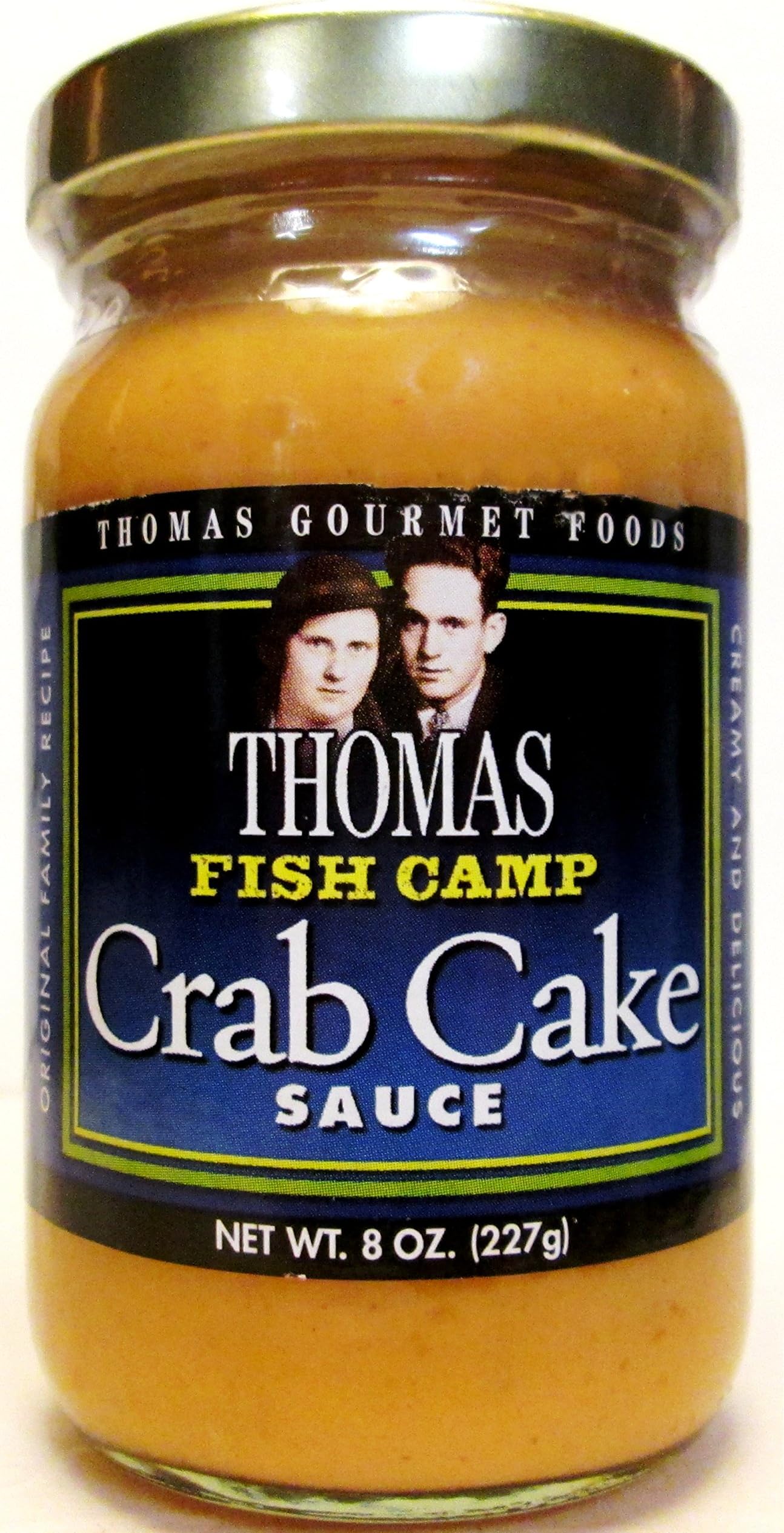 Thomas Fish Camp Gourmet Crab Cake Sauce (Pack of 2) 8 oz Jars