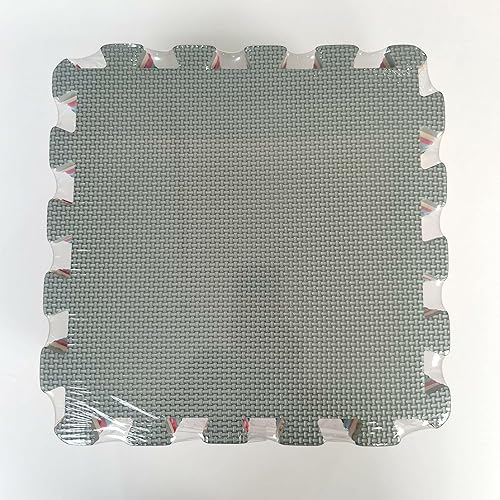 Miniatura 12 de qqpp - 18 tapetes de goma de etilvinilacetato tipo rompecabezas para piso, alfombra de juego para bebé, tapete de ejercicio para entrenamiento en