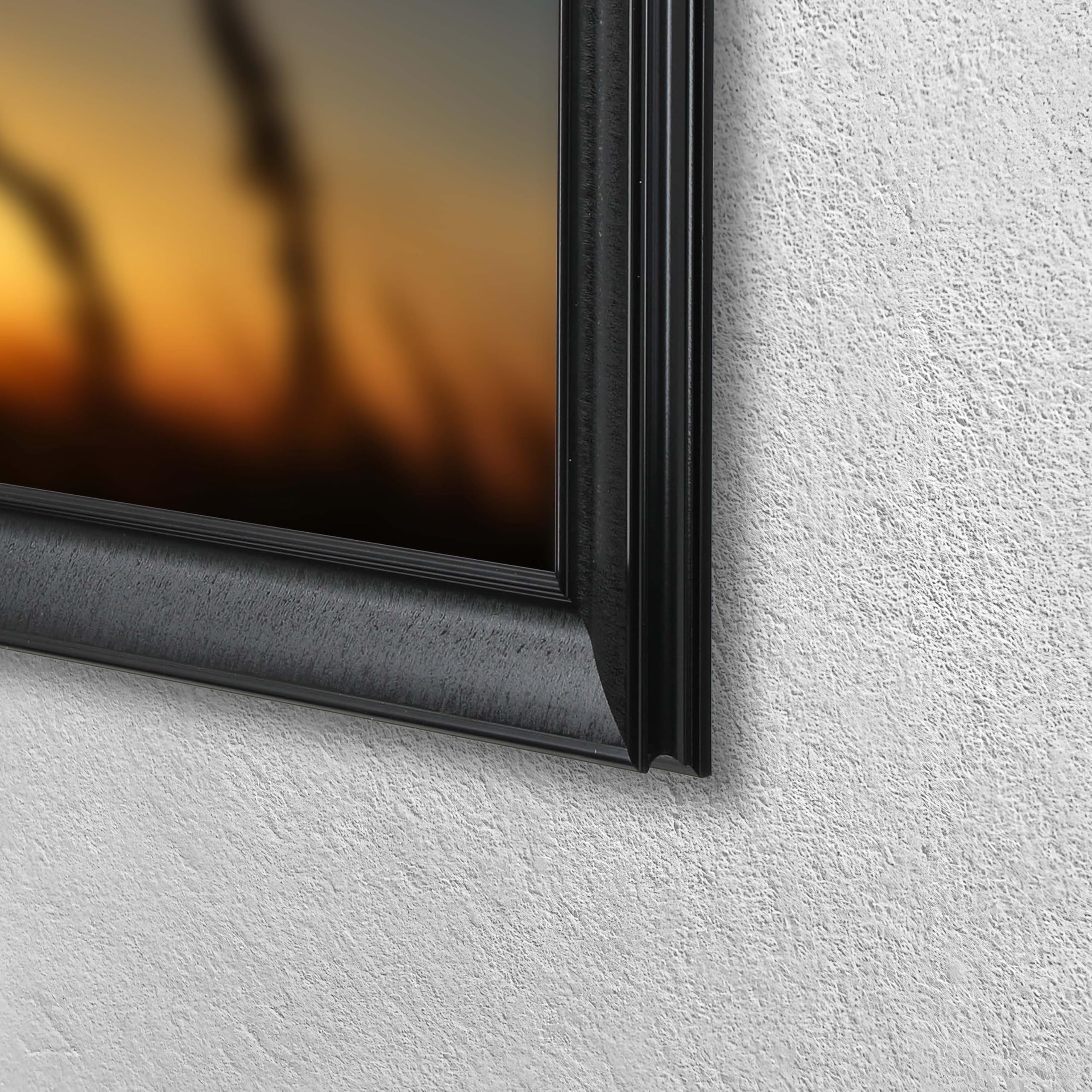 Ramka TV GUARD Frame, ramka TV kompatybilna z telewizorem Samsung The Frame – idealne dopasowanie, brak zakłóceń, kompatybilność z trybem Art (Nowoczesna czerń, 43 Inc)