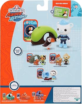 Octonauts Above and Beyond | Deluxe Toy Figure | Captain Barnacles Adventure Pack | Recreate Missions