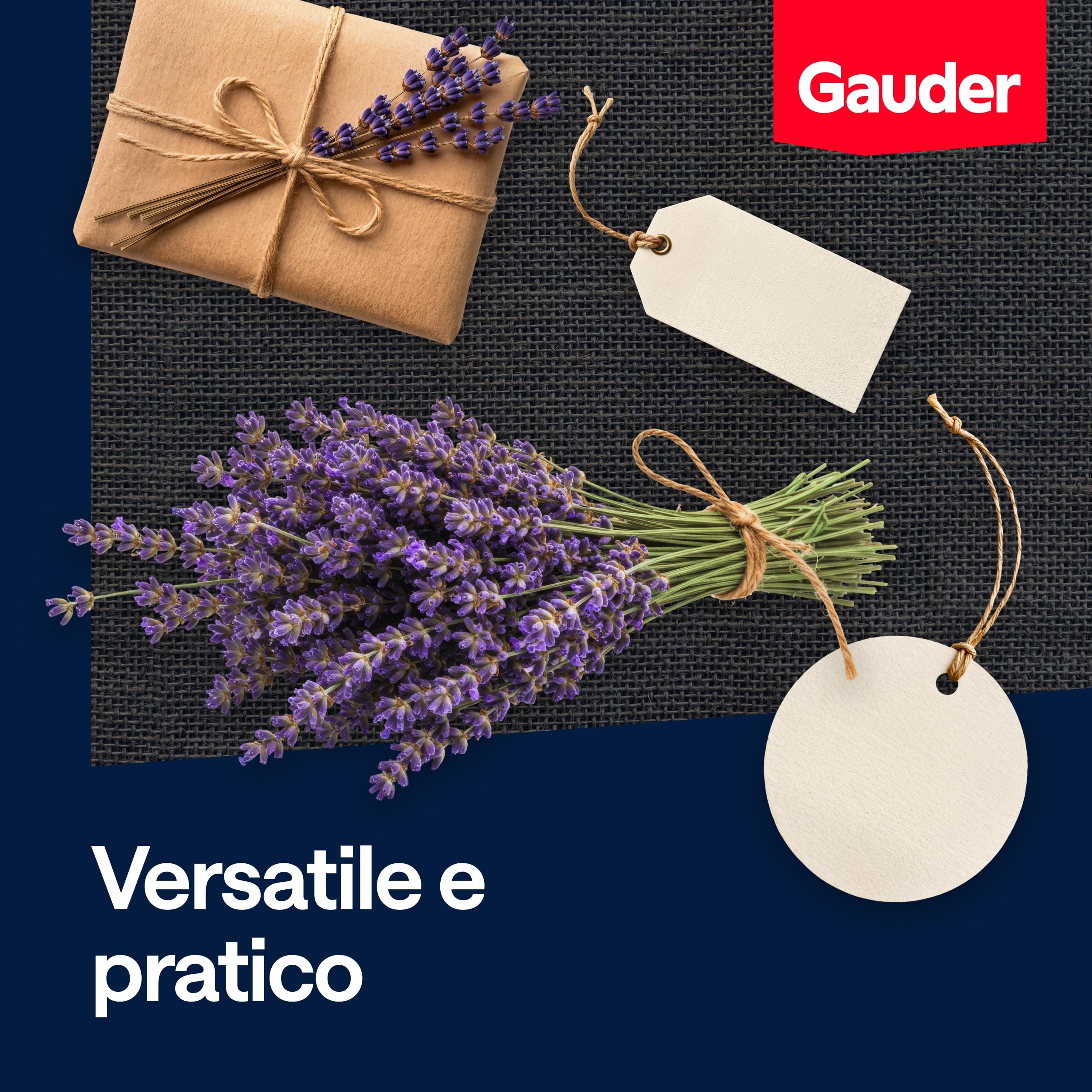 GAUDER Spago di Juta naturale 100 m x 2 mm – Filo da giardino e reggiplante