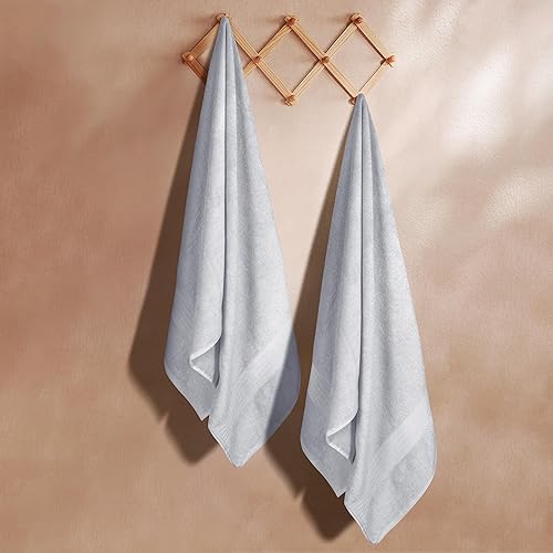 Miniatura 3 de GLAMBURG  Juego de 2 toallas de baño de 20.65ozyd (700gm)