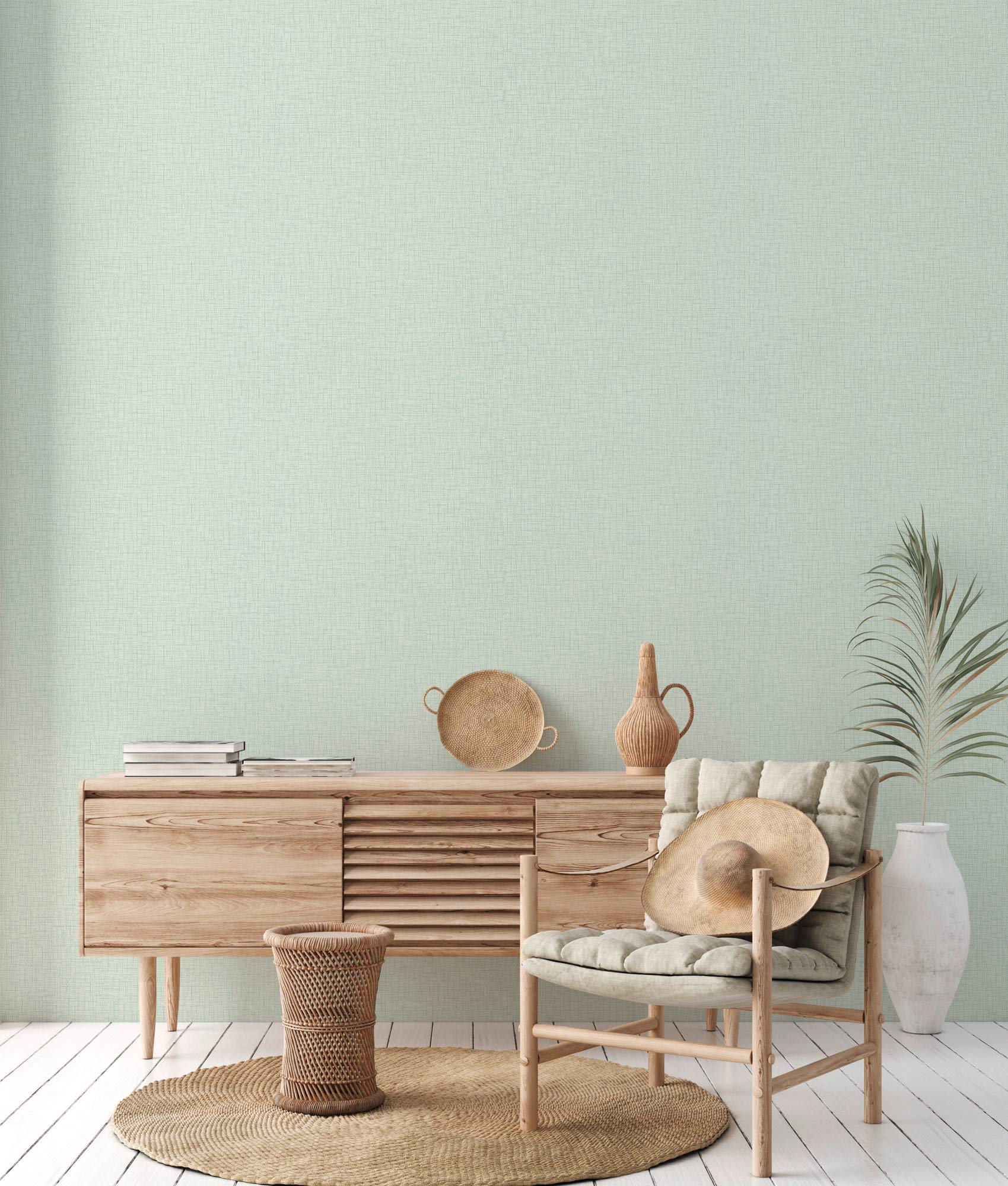 Papier Peint Intissé Papier Peint Faux Uni Toile Bleu Nuit - Metropolitan Stories 2 D'AS Création Papier Peint Uni