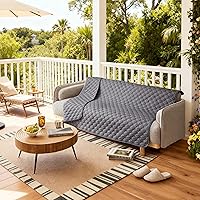 Vista 60 de gogobunny - Manta para perros y gatos 100% impermeable y de doble cara, funda suave para cama de mascotas, reversible, protege muebles, azul marino