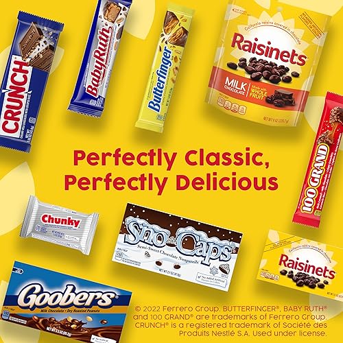 Miniatura 6 de Raisinets, Pasas de California cubiertas de chocolate oscuro, caja de dulces de cine, 3.1 onzas cada una, paquete de 15 unidades a granel