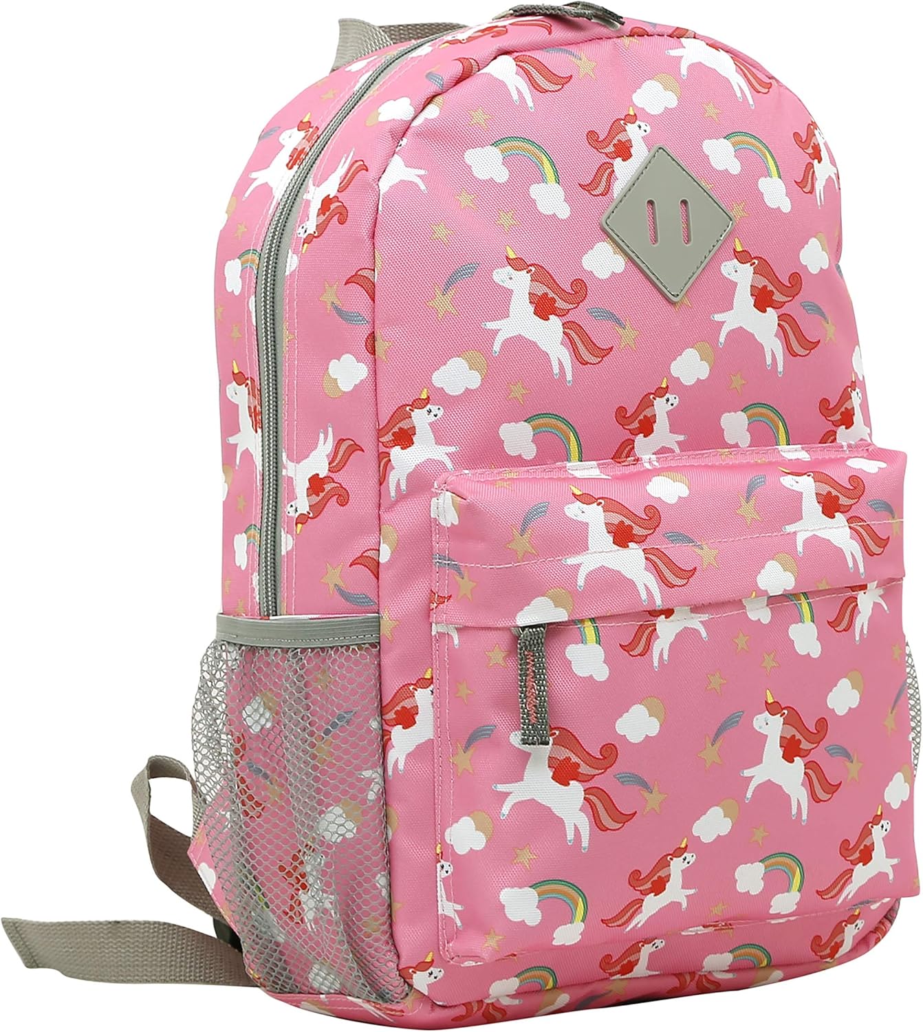 review Travelers Club Kids' 5 Piece Luggage Travel Set,Wheel,Lightweight,Telescopic Handle,Adjustable, Unicorn