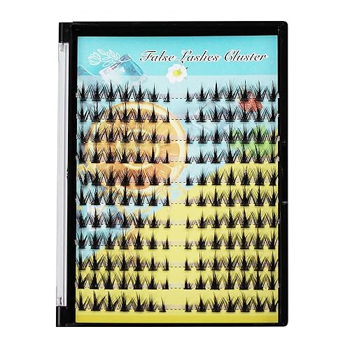 Bodermincer Pestañas postizas de 154 racimos 3D esponjosas de un solo racimo abanicos de volumen pestañas individuales segmentadas pestañas postizas