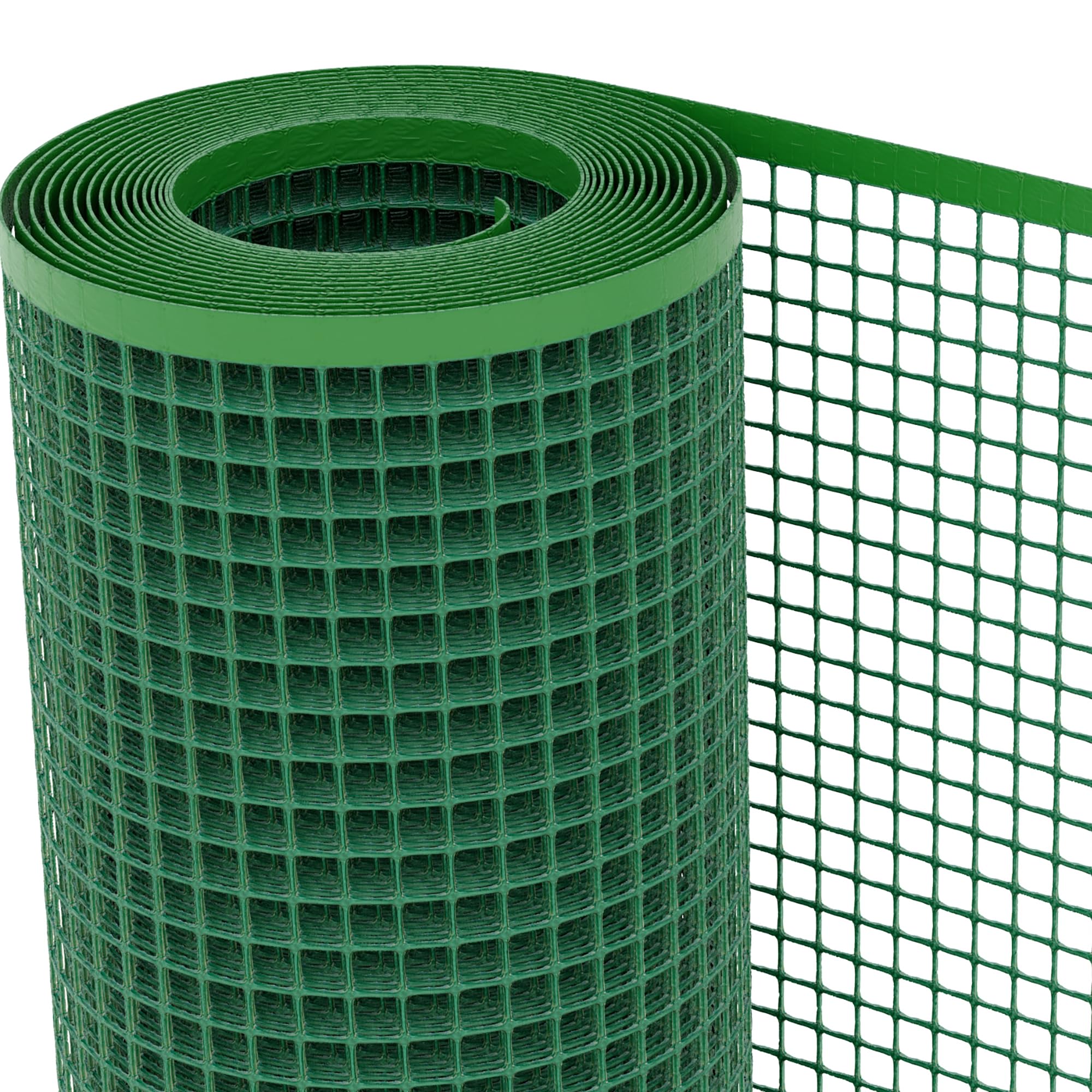 tenax Square 20 Green 0.5 x 5 m, Protective Plastic Mesh for Gates, Fences and Balconies