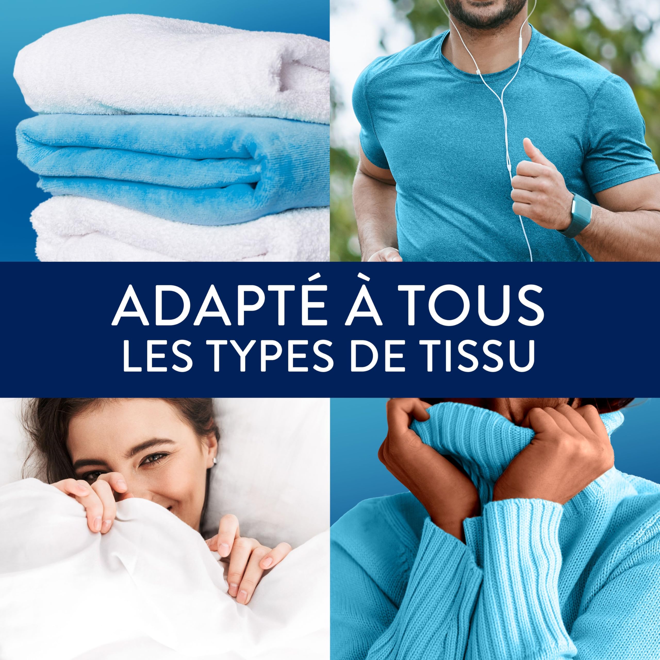 Lenor Parfum De Linge En Perles, Environ 78 lavages (155g x6), Parfum Envolée d'Air, Jusqu’à 12 Semaines De Fraîcheur Continue, Même Dans L’Armoire, Intensité Personnalisable