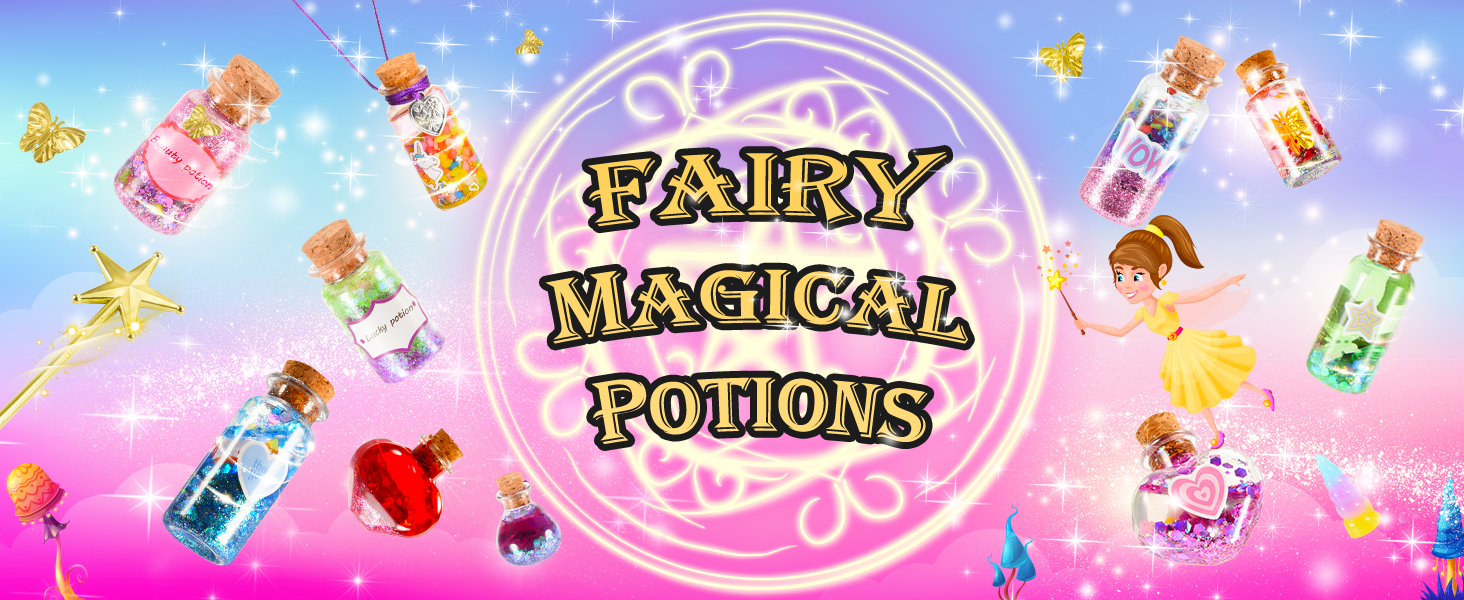 KENPOJO Kit Potion Magique Enfant, Loisirs CréAtif Bricolage Craft 20