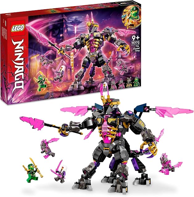 LEGO 71772 NINJAGO The Crystal King Set, Battle Toy for Kids with Posable Centaur Action Figure and Lloyd Minifigure, Boys & Girls Gifts