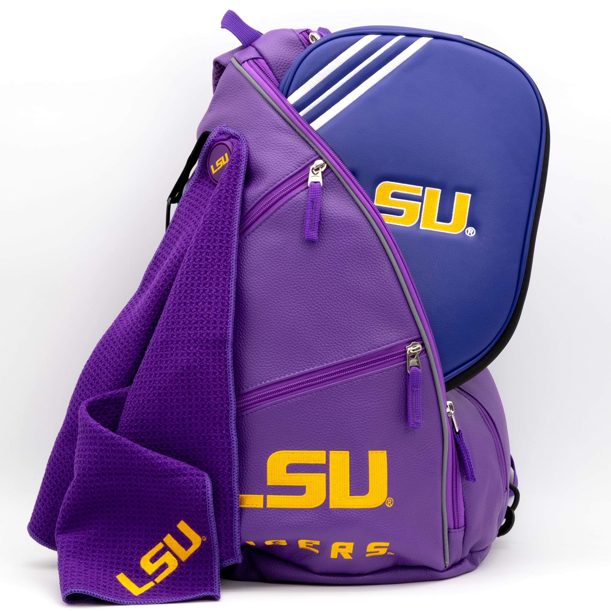 Team Golf Mochila de piel sintética, varios colores del equipo, grande