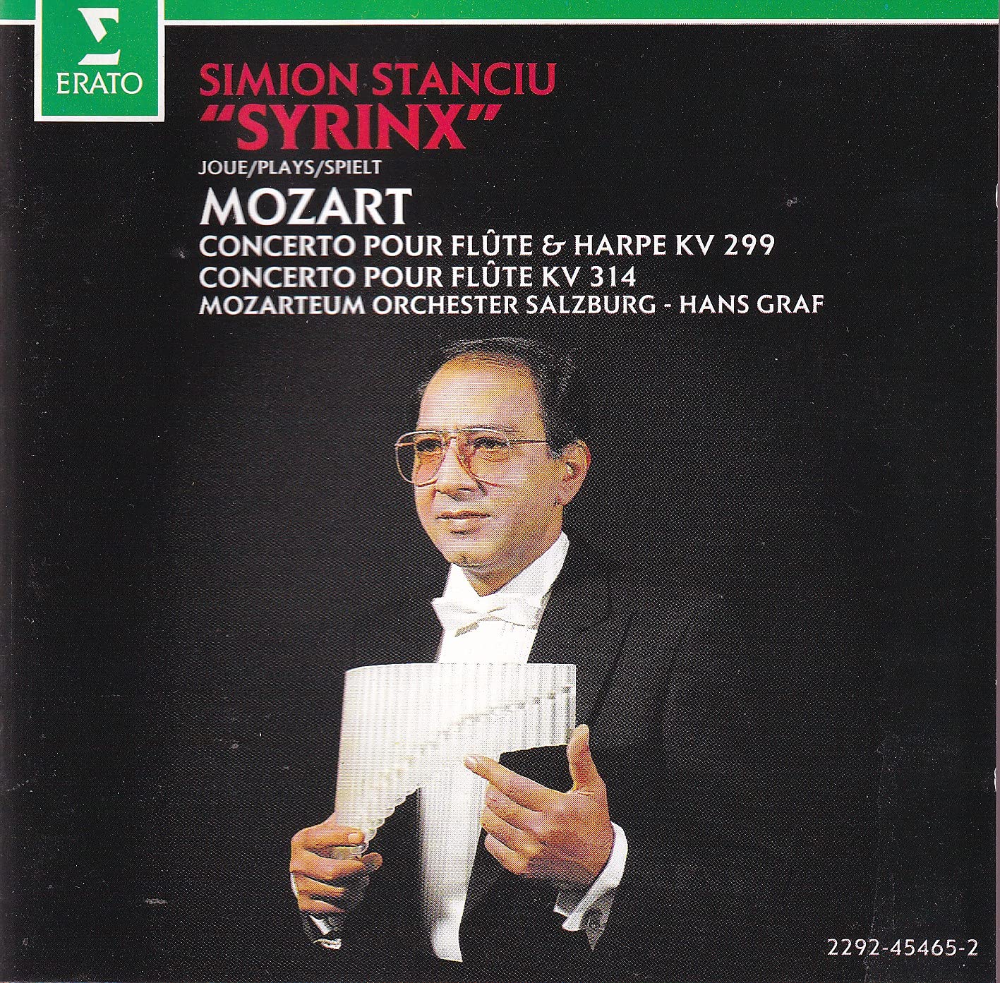 Concerto for Flute & Harp [Audio CD] Mozart; Graf; Stanciu and Mozarteum Orchestra
