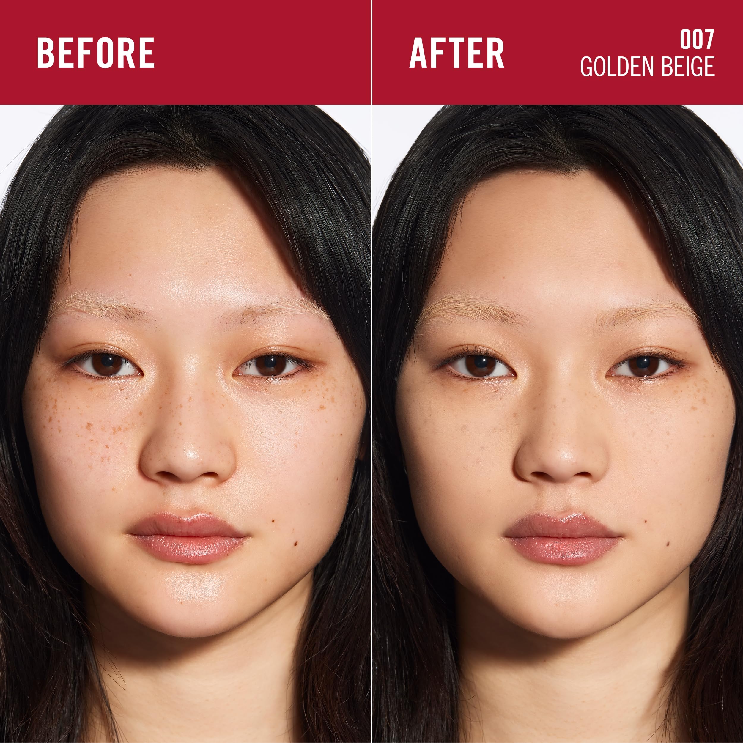 Rimmel Lasting Finish 25 HR Compact Foundation 007 Golden Beige, Matte Buildable Coverage, Powder-to-Cream - Image 4
