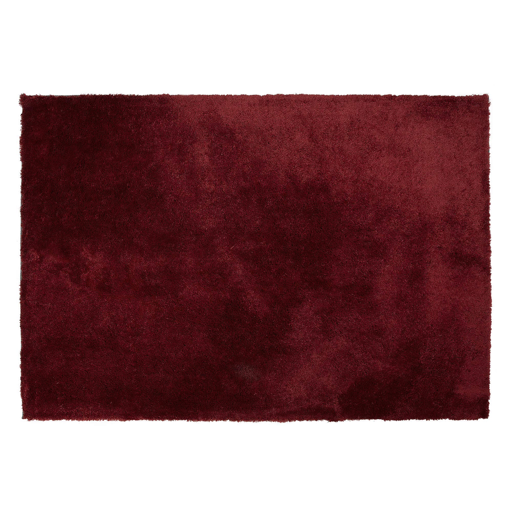 Dywan shaggy puszysty długie włosie do salonu 160x230 cm czerwony Evren