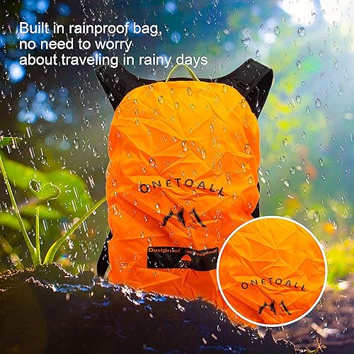 Miniatura 4 de LOCALLION Mochila de ciclismo, mochilas de bicicleta de 612L, mochila para correr, transpirable, ligera, para viajes, senderismo, ciclismo