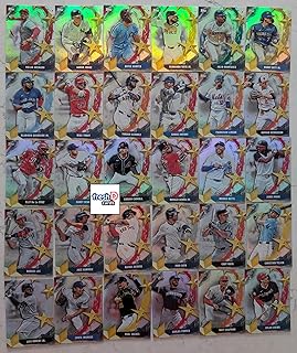 2025 Topps Series 1 Stars of MLB 30 Baseball Card Insert Set with Aaron Judge, Bobby WITT Jr, Dylan Crews, James Wood, Shohei Ohtani, Paul Skenes, Coby Mayo