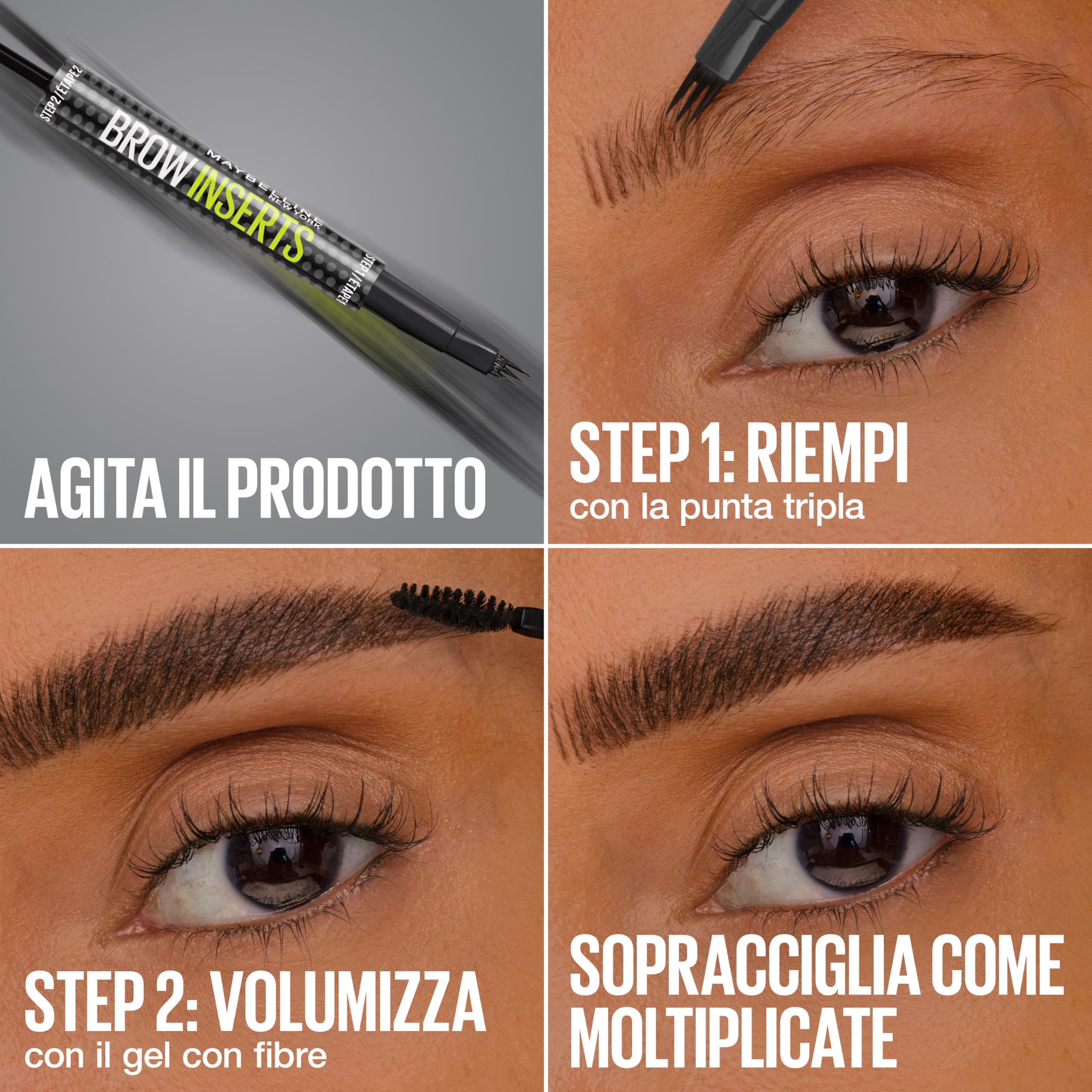 Maybelline New York BROW INSERTS DEEP BROWN 5