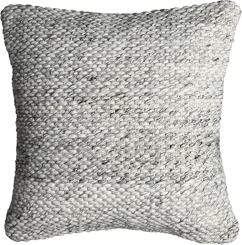 Fab Habitat Almohada para interiores y exteriores, hecha de hilo de poliéster reciclado, resistente a las manchas, lavable a máquina, inserto