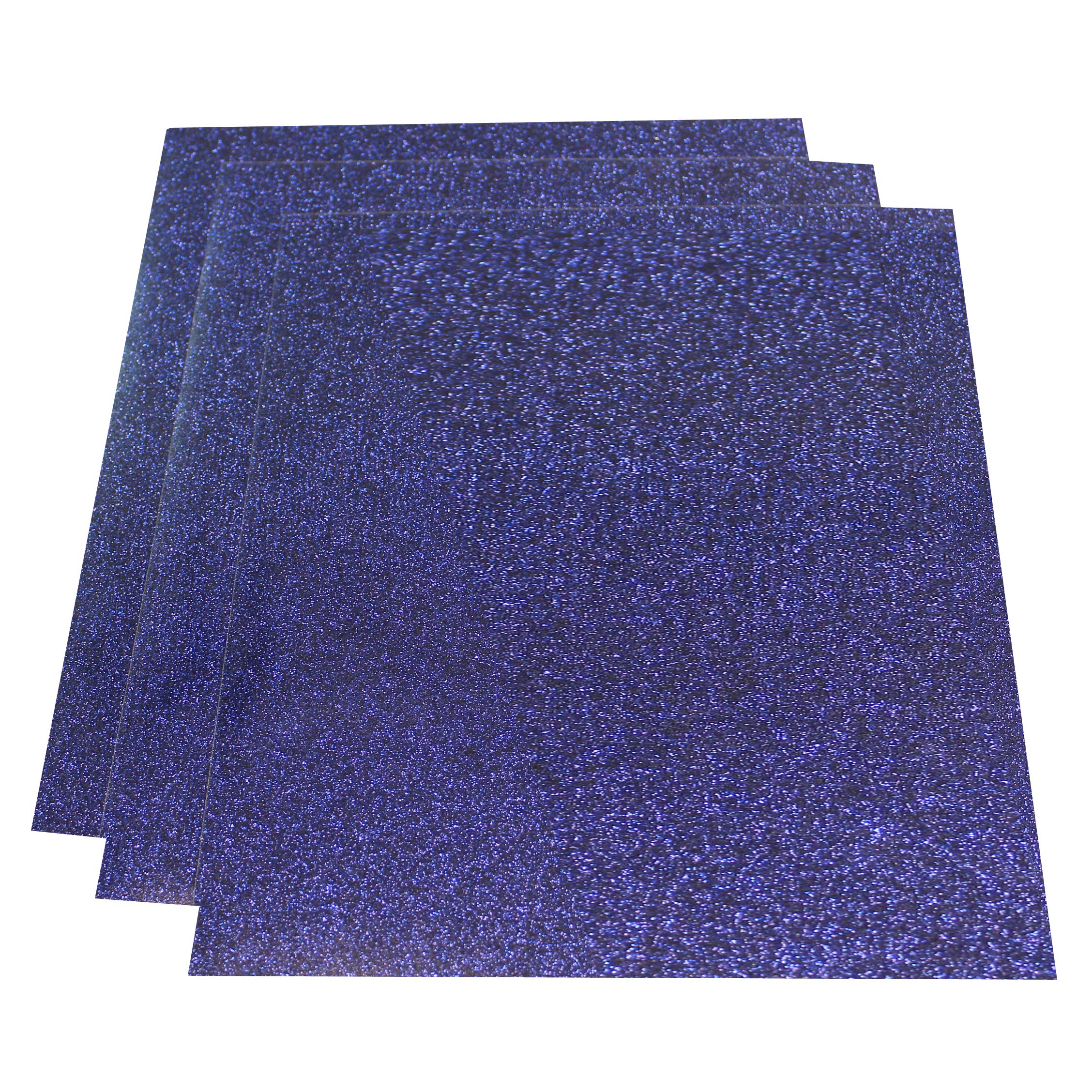 Vinyle paillettes bleu marine pour t-shirts personnalisés et projets créatifs en famille