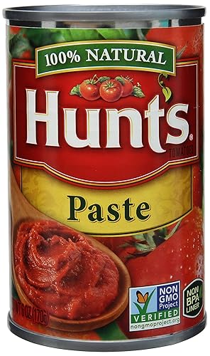 Hunts Pasta de tomate apta para dieta cetogénica 6 onzas