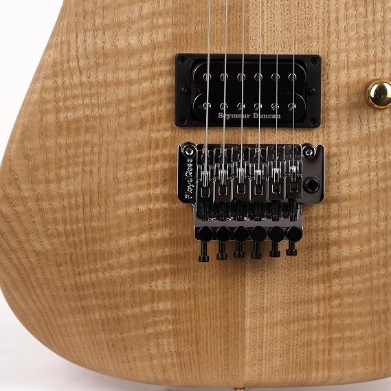 Charvel Custom Shop Flame Sassafras San Dimas HS Natural Oil Masterbuilt Red Dave