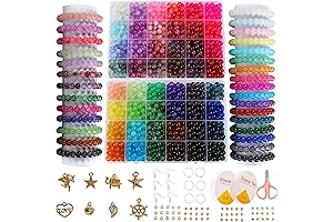 Glass Beads Set for Jewelry Making