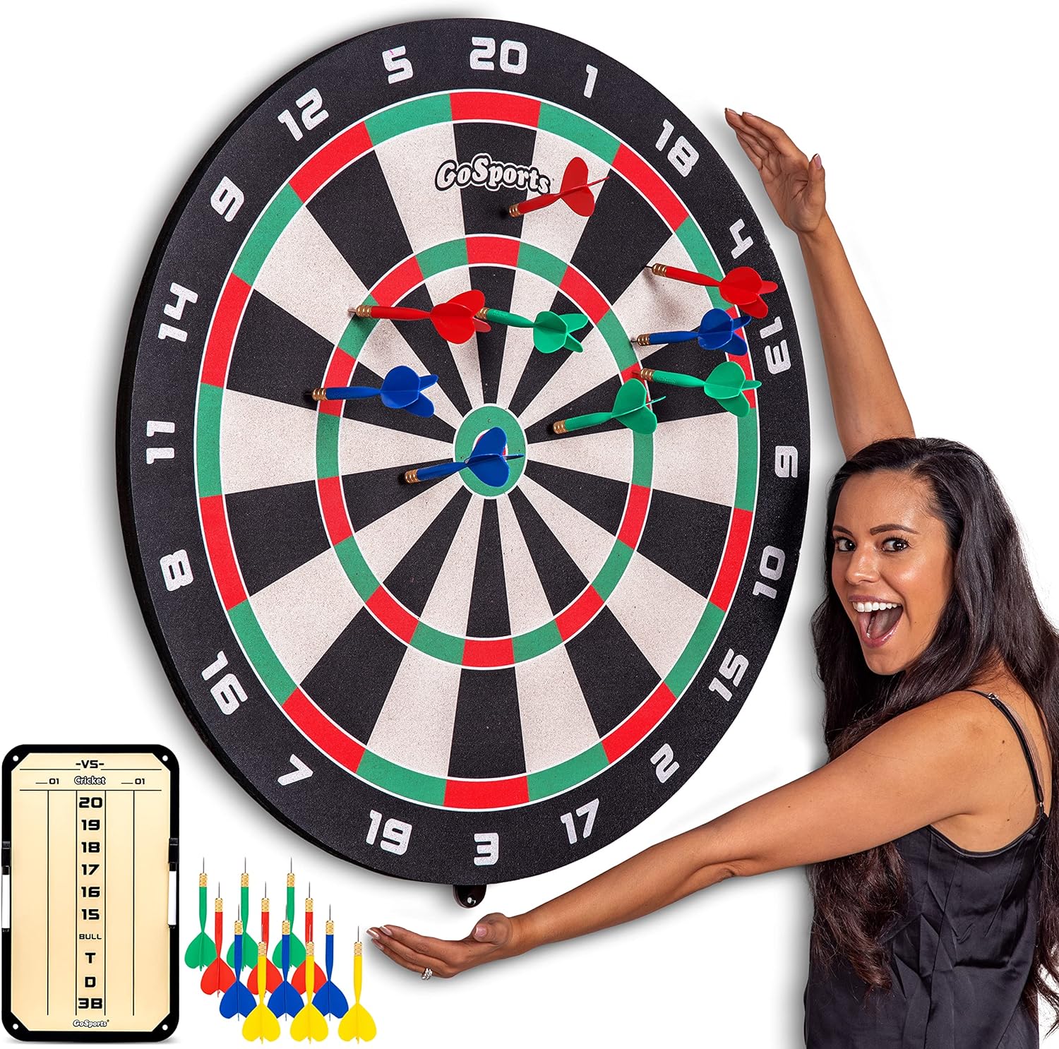Buy GoSports Giant Cork Dartboards Includes 12 Giant Darts and